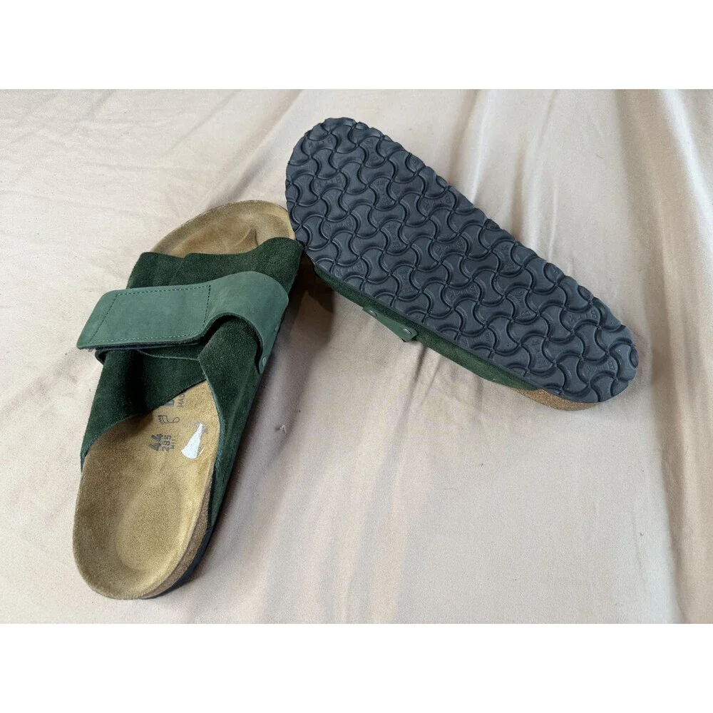 Birkenstock Kyoto Mountain View Green Nubuck Sandals Men's EU 44 US 11